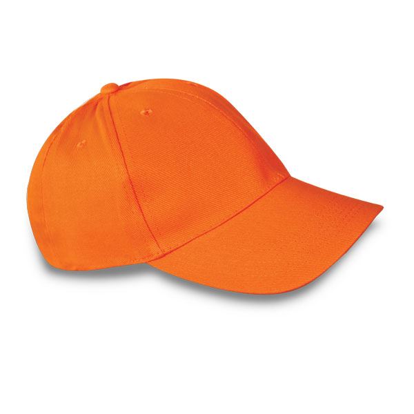 Classic Six Panel Cap - Orange - End Of Range