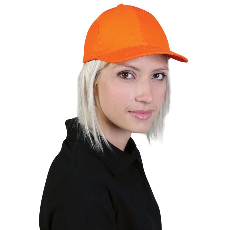 Classic Six Panel Cap - Orange - End Of Range