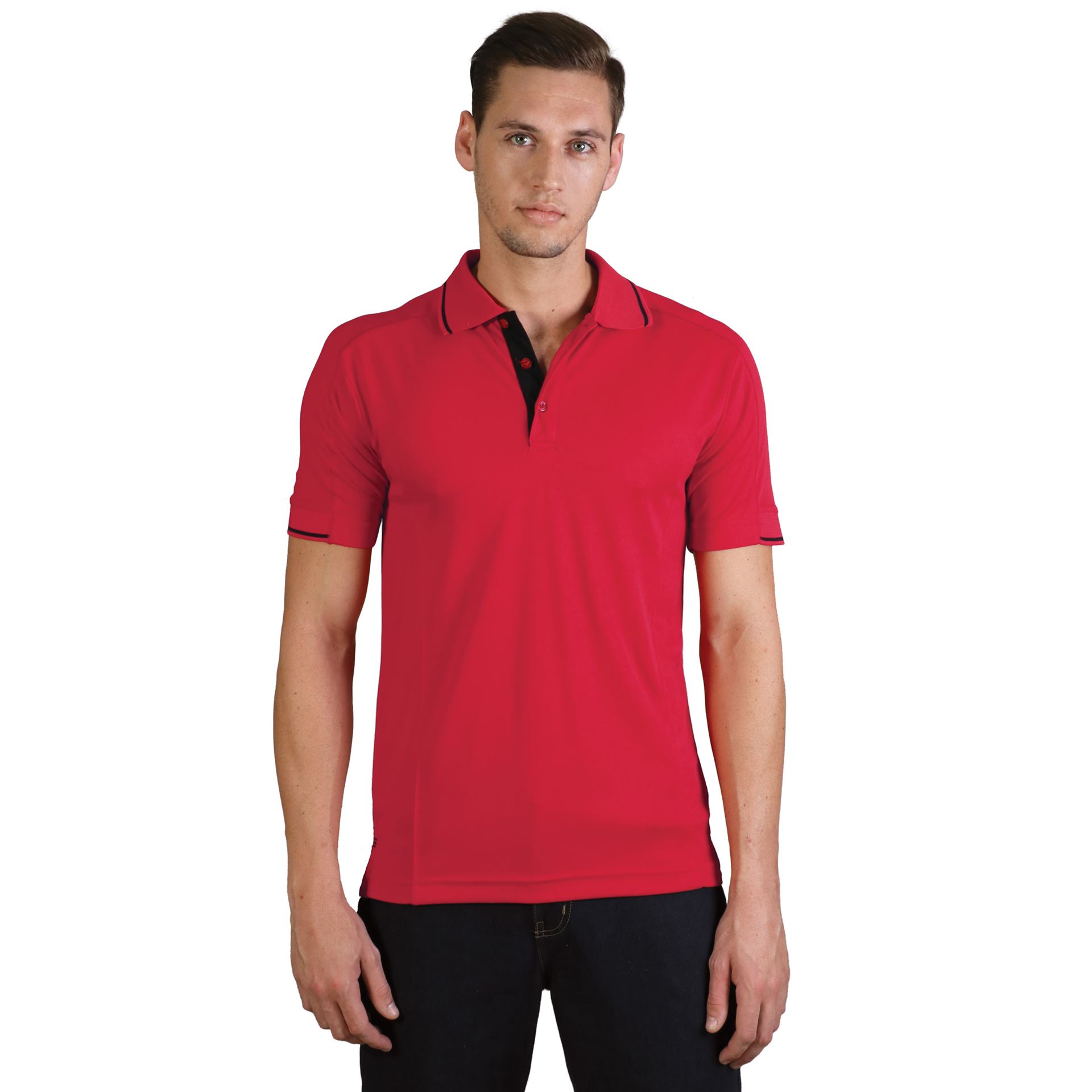 Synergy Polo - Red/Black - End Of Range