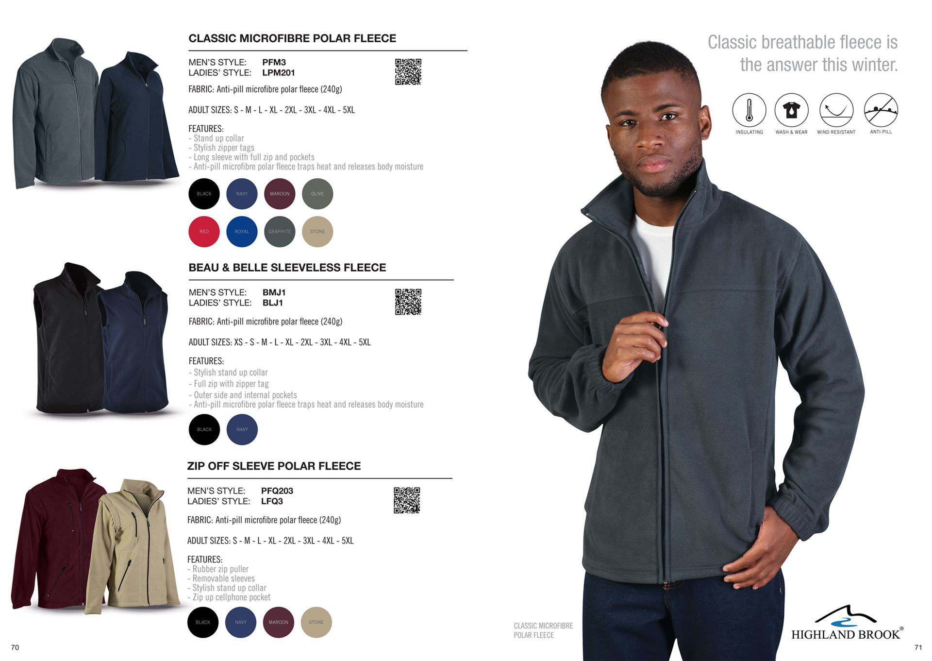 Ladies Zip Off Sleeve Polar Fleece - Stone - While Stocks Last