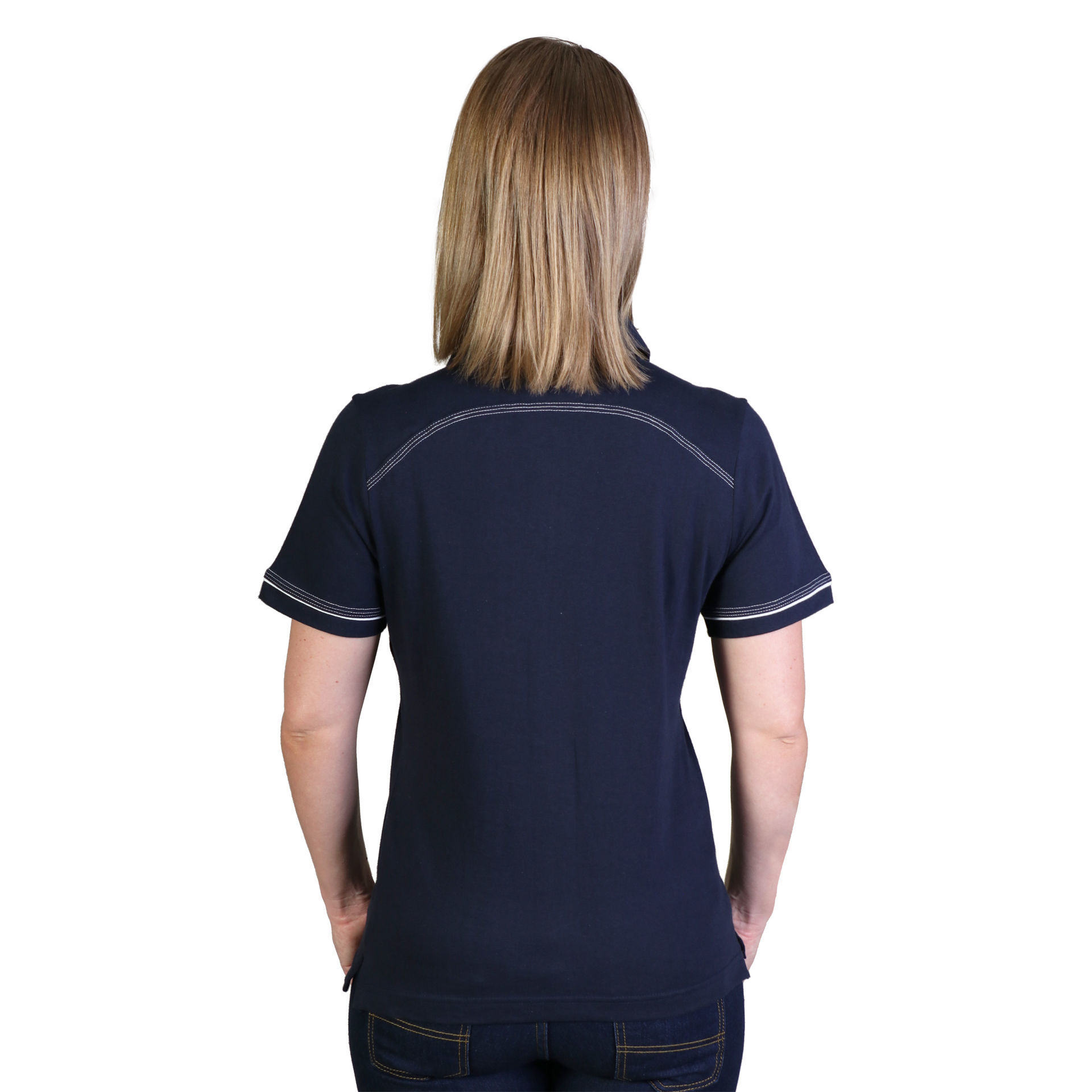 Ladies Flat Piping Polo - While Stocks Last