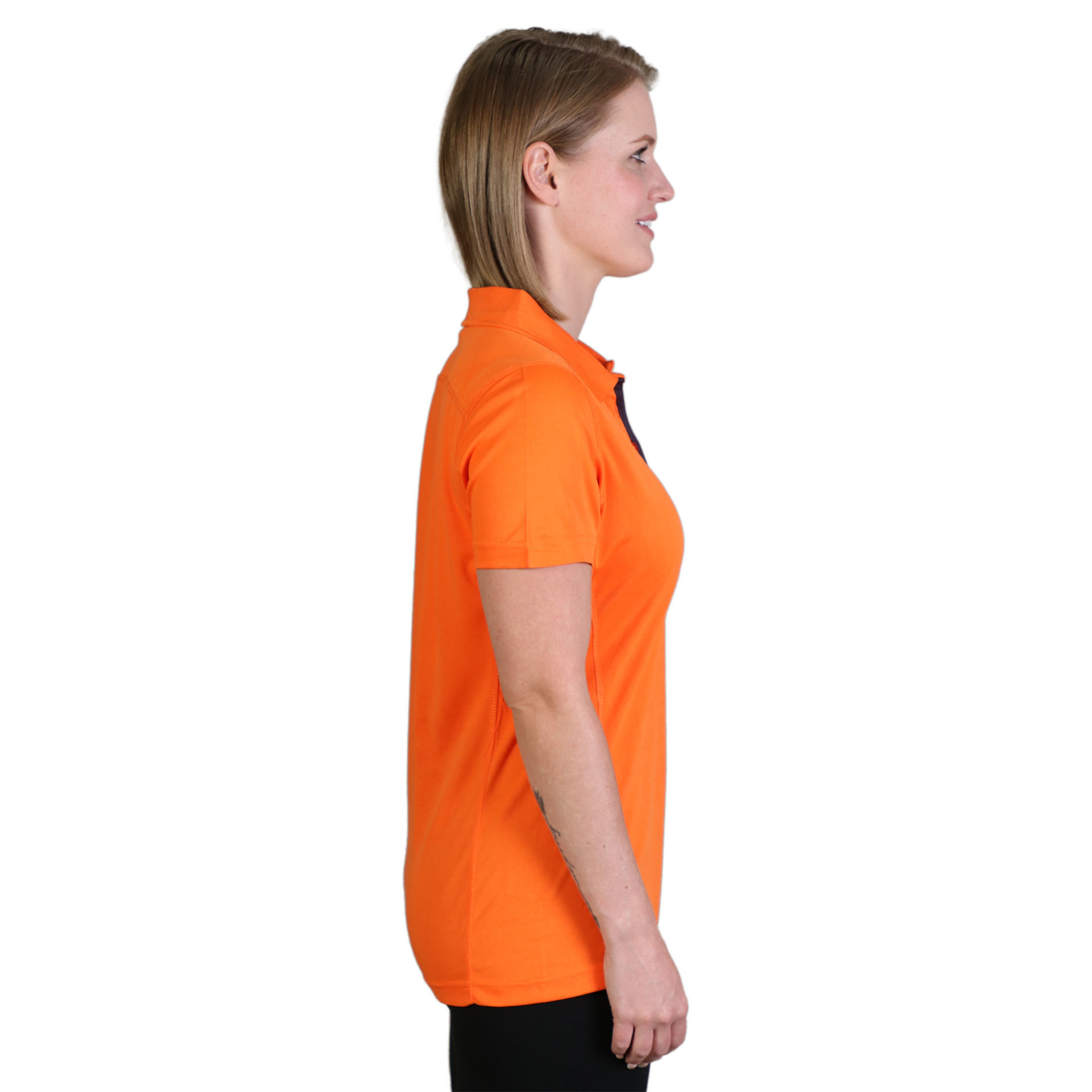Ladies Matrix Polo - Orange/graphite - While Stocks Last