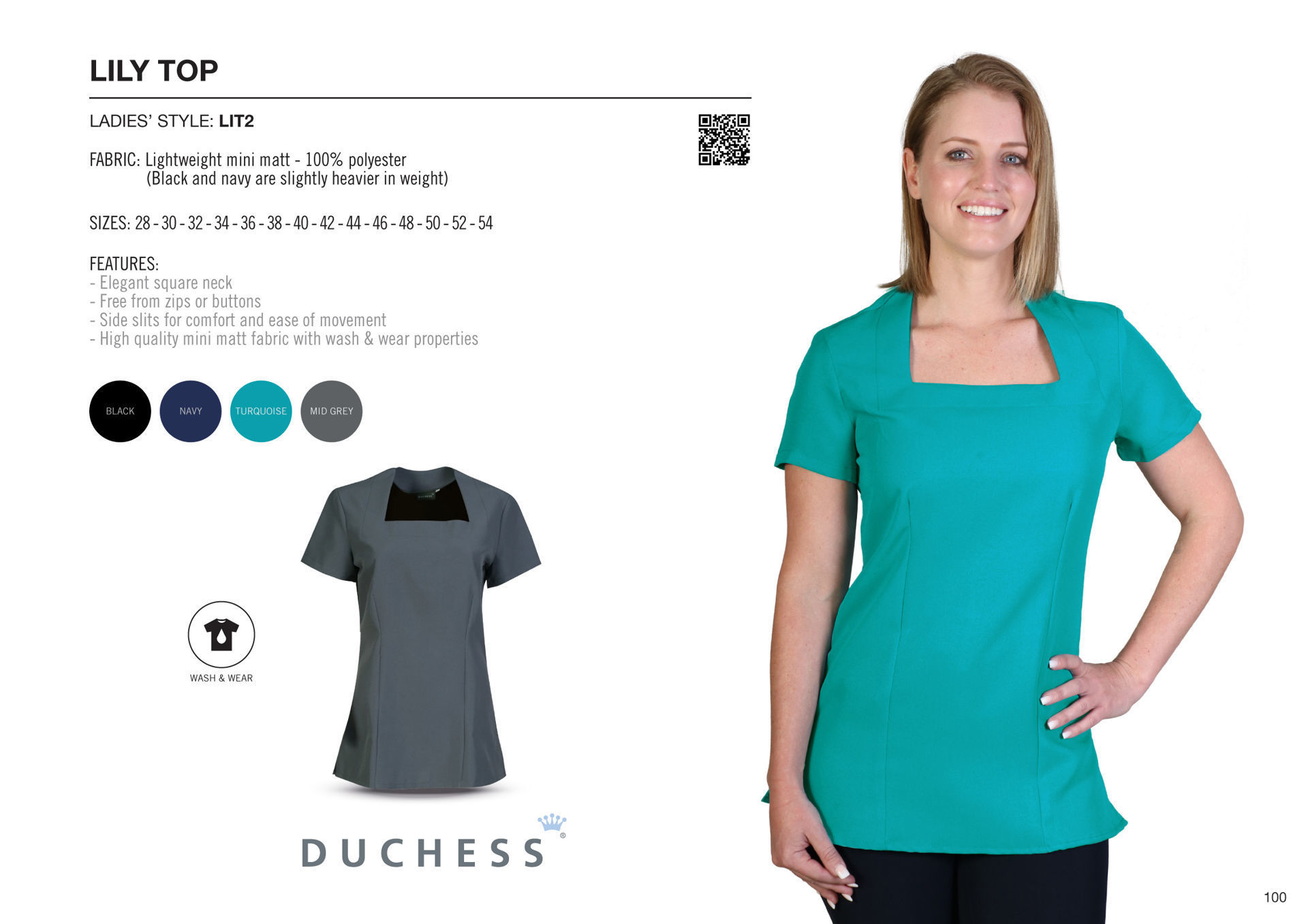 Lily Top - Steel Grey - While stock Last