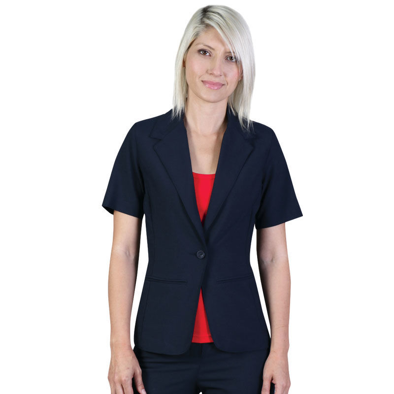 Rosa Jacket Short Sleeve - Navy - While Stocks Last