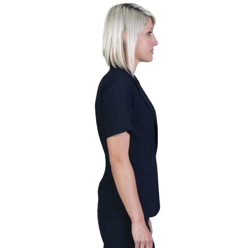 Rosa Jacket Short Sleeve - Navy - While Stocks Last