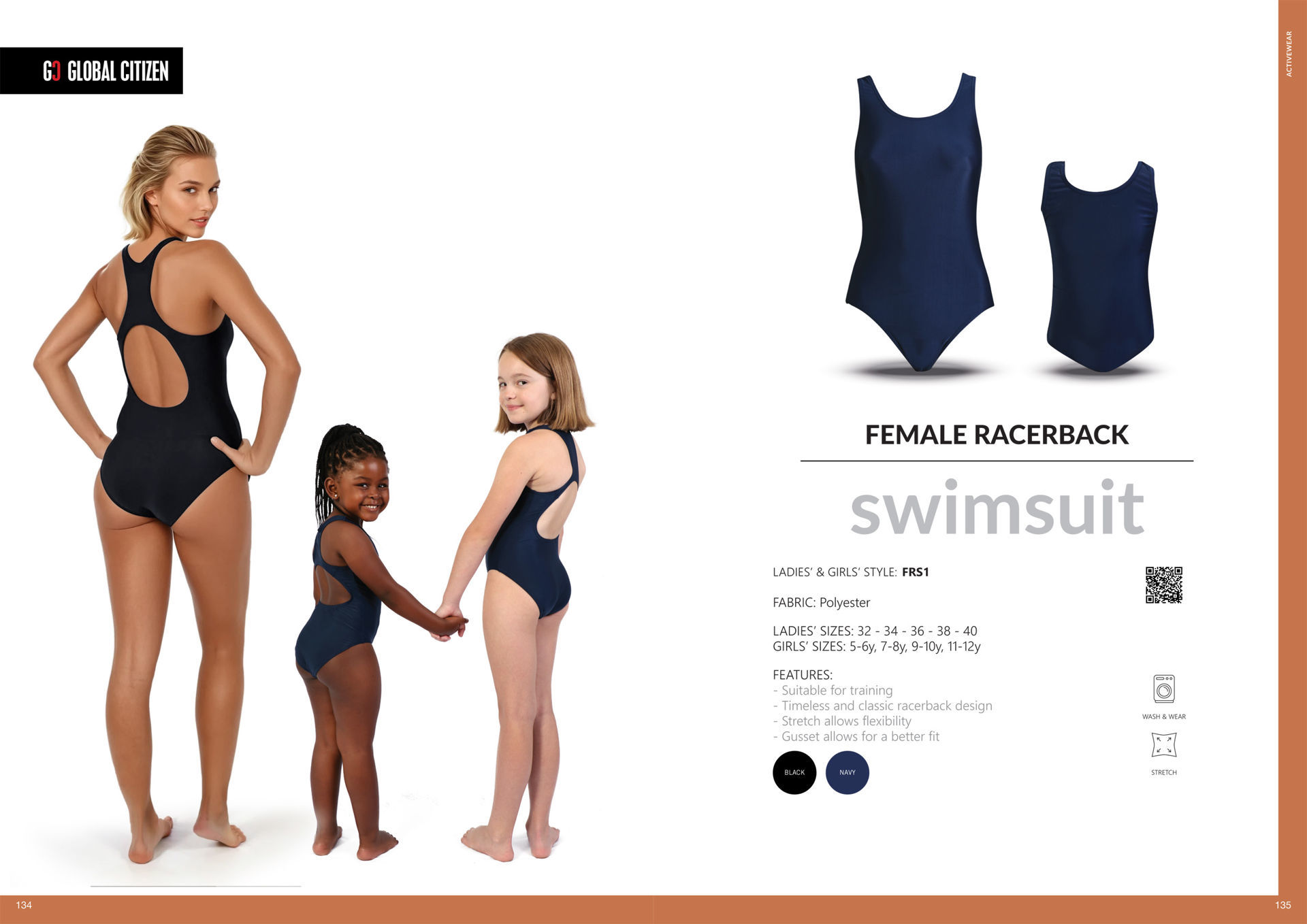 Female Racerback Swimsuit, view 13