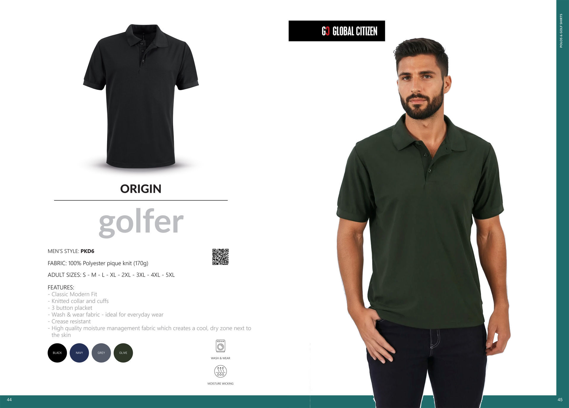 Origin Golfer - Grey, view 2