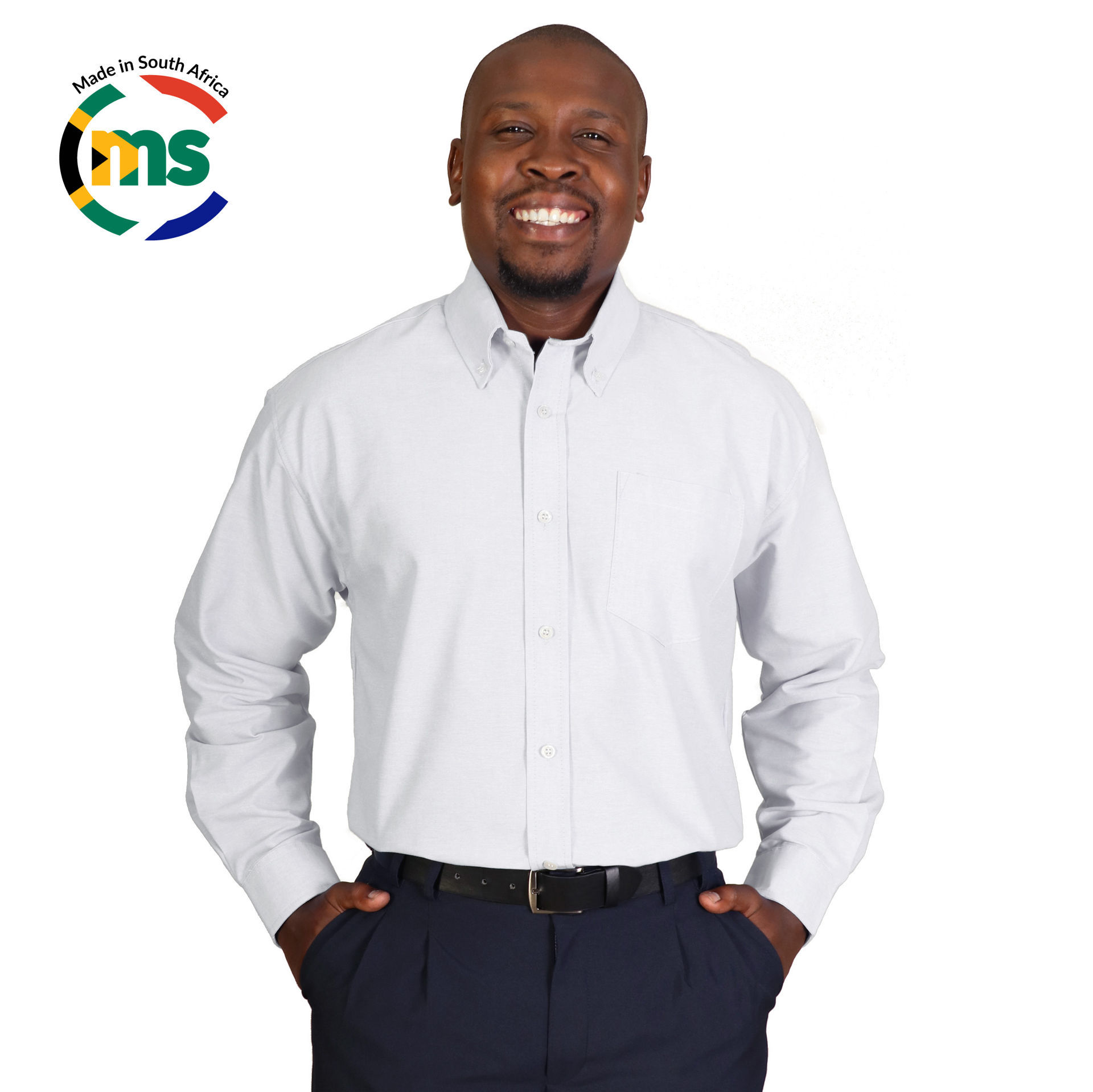 Prime Woven Shirt Long Sleeve - White - While Stocks Last