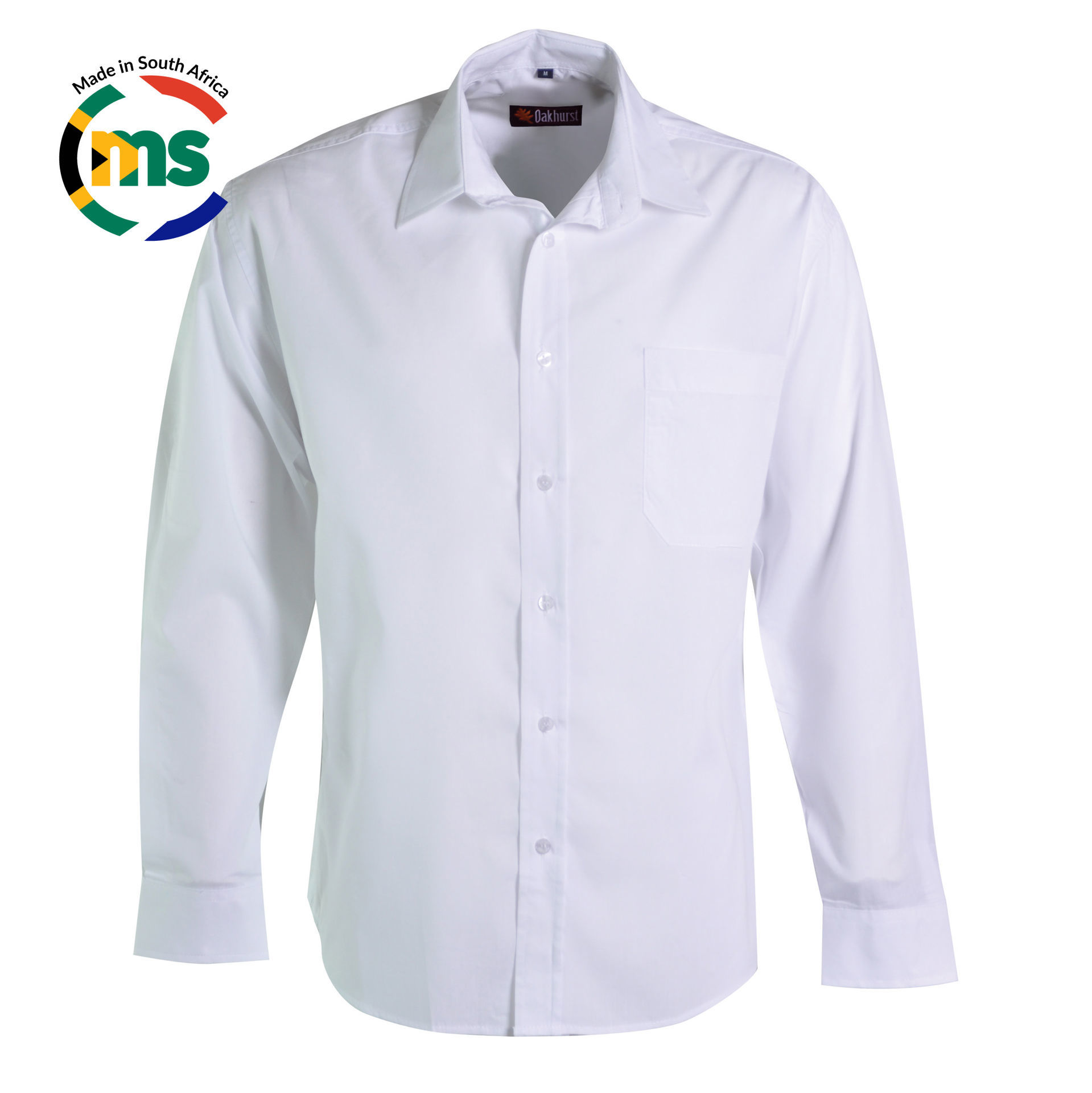 Icon Woven Shirt Long Sleeve - White - While Stocks Last