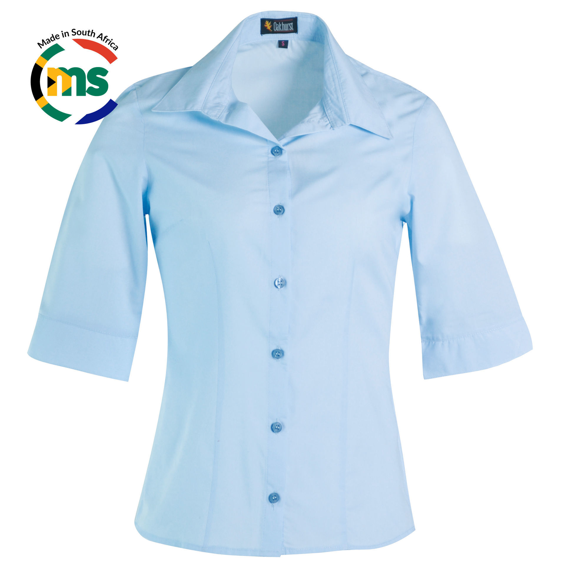 Ladies Icon Woven Shirt - Sky - While Stocks Last