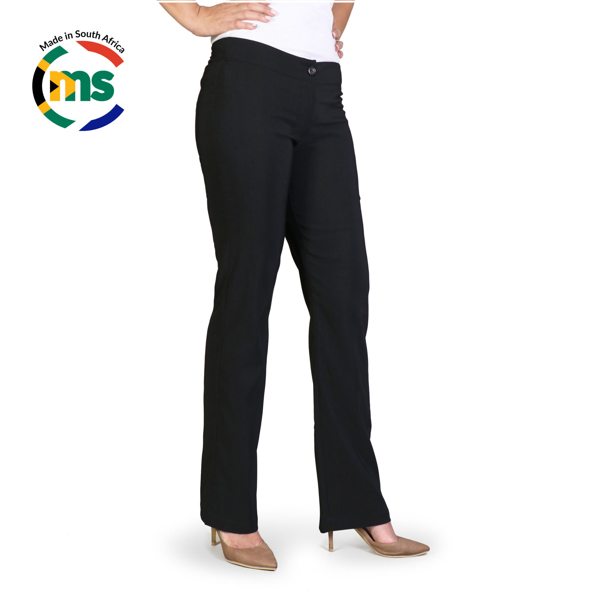 Ladies Bengaline Pants- Black - While Stocks Last