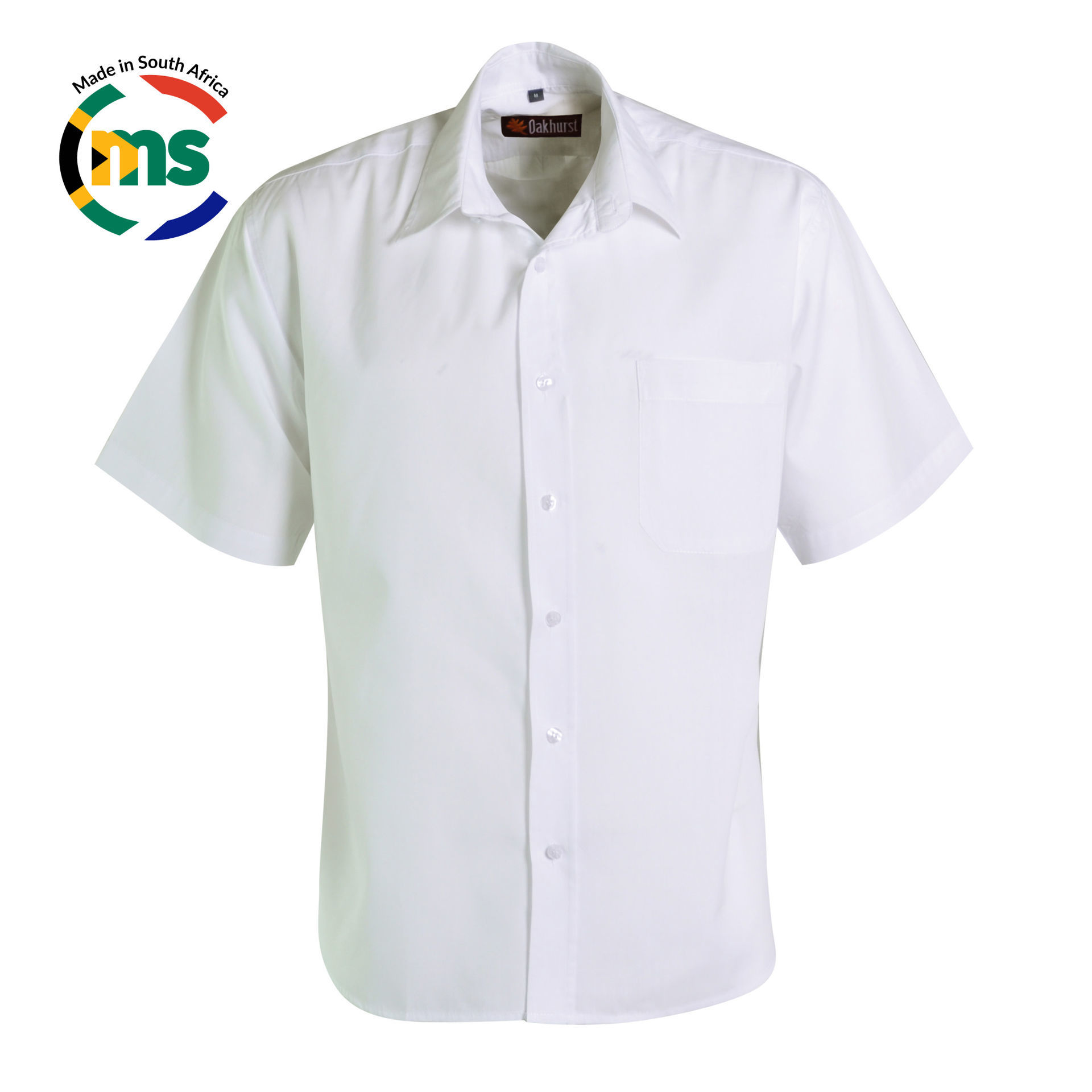 Icon Woven Shirt Short Sleeve - White - While Stocks Last
