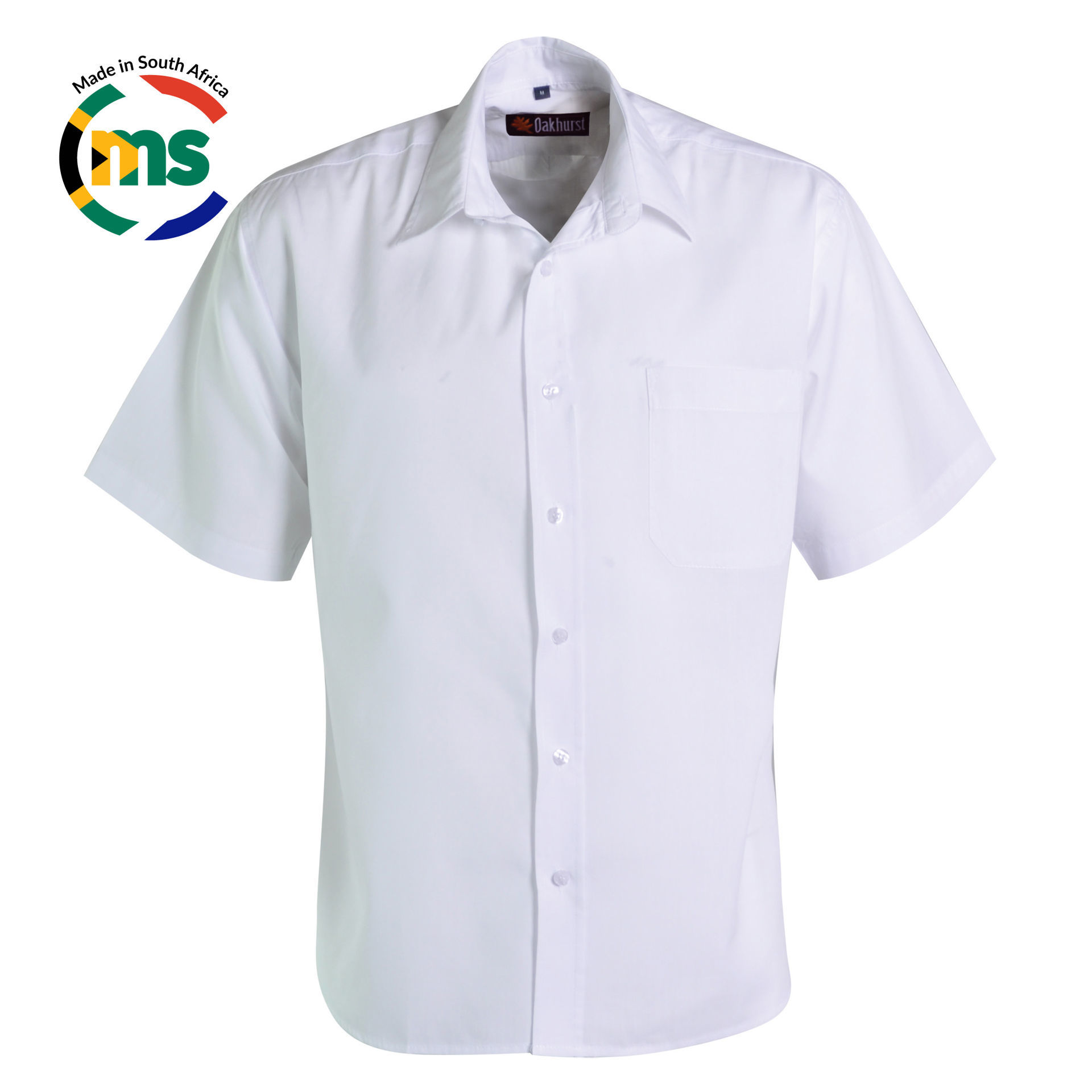Icon Woven Shirt Short Sleeve - Bright White - End Of Range