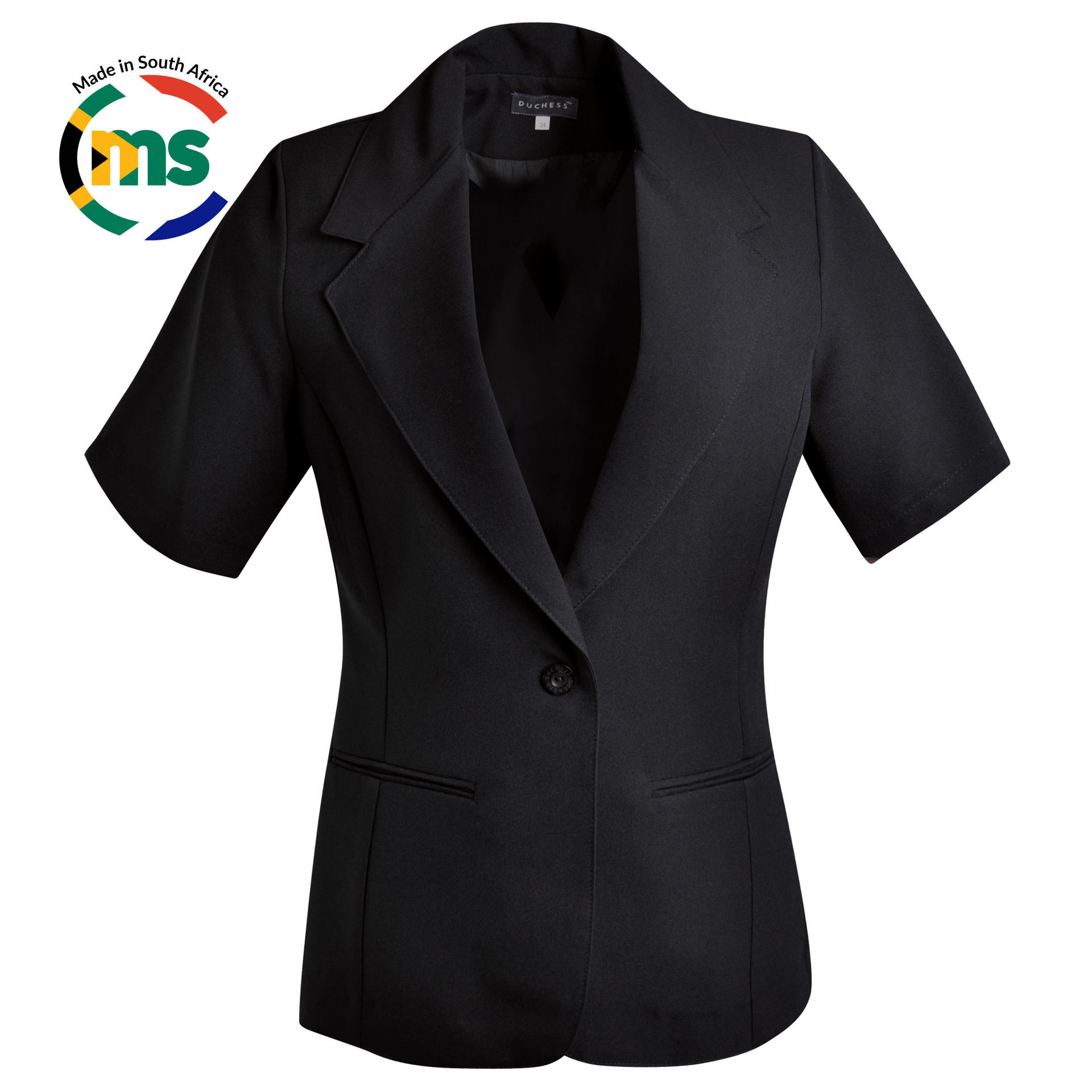 Rosa Jacket Short Sleeve - Black - End Of Range