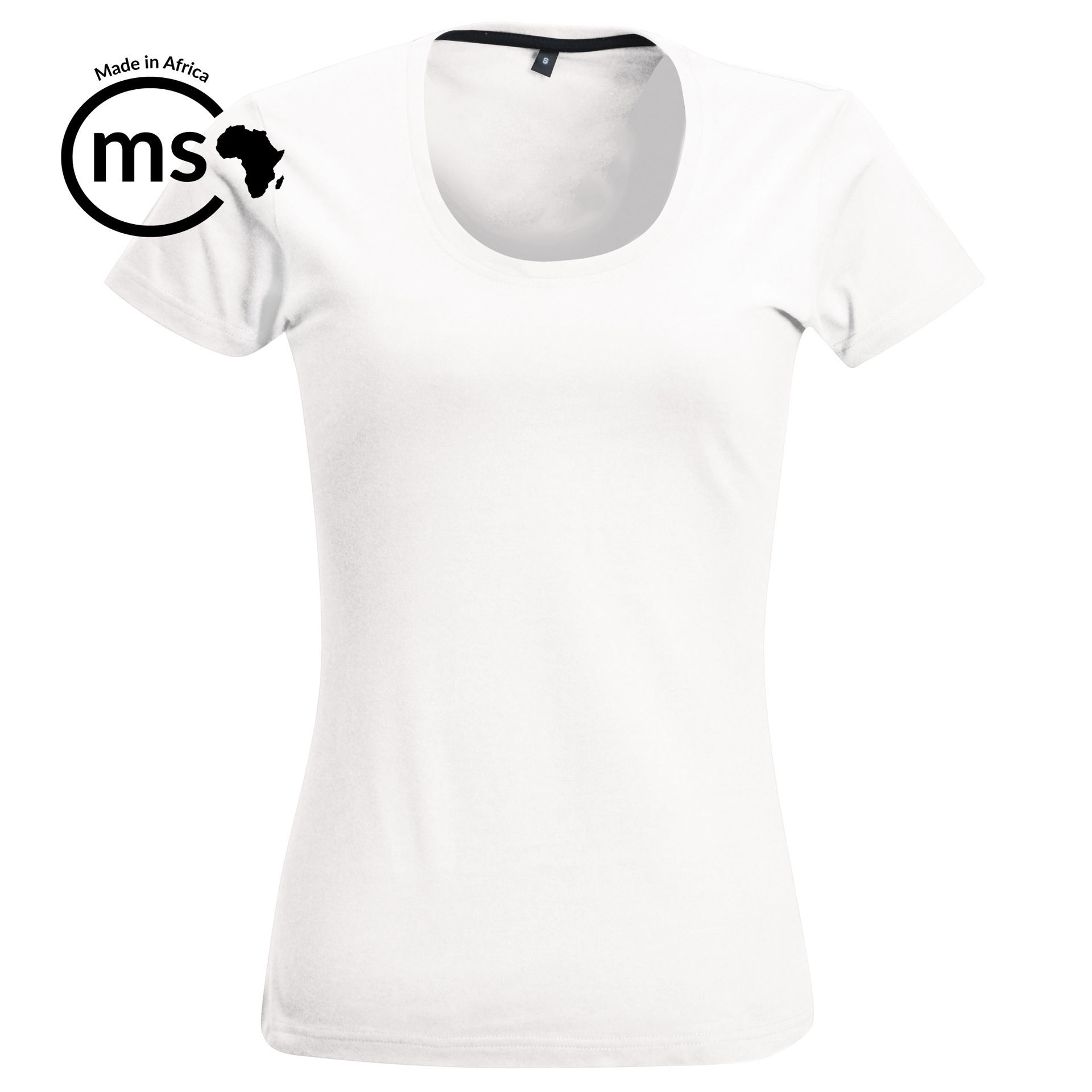Ladies 150g Fashion Fit T-Shirt - White - While Stocks Last