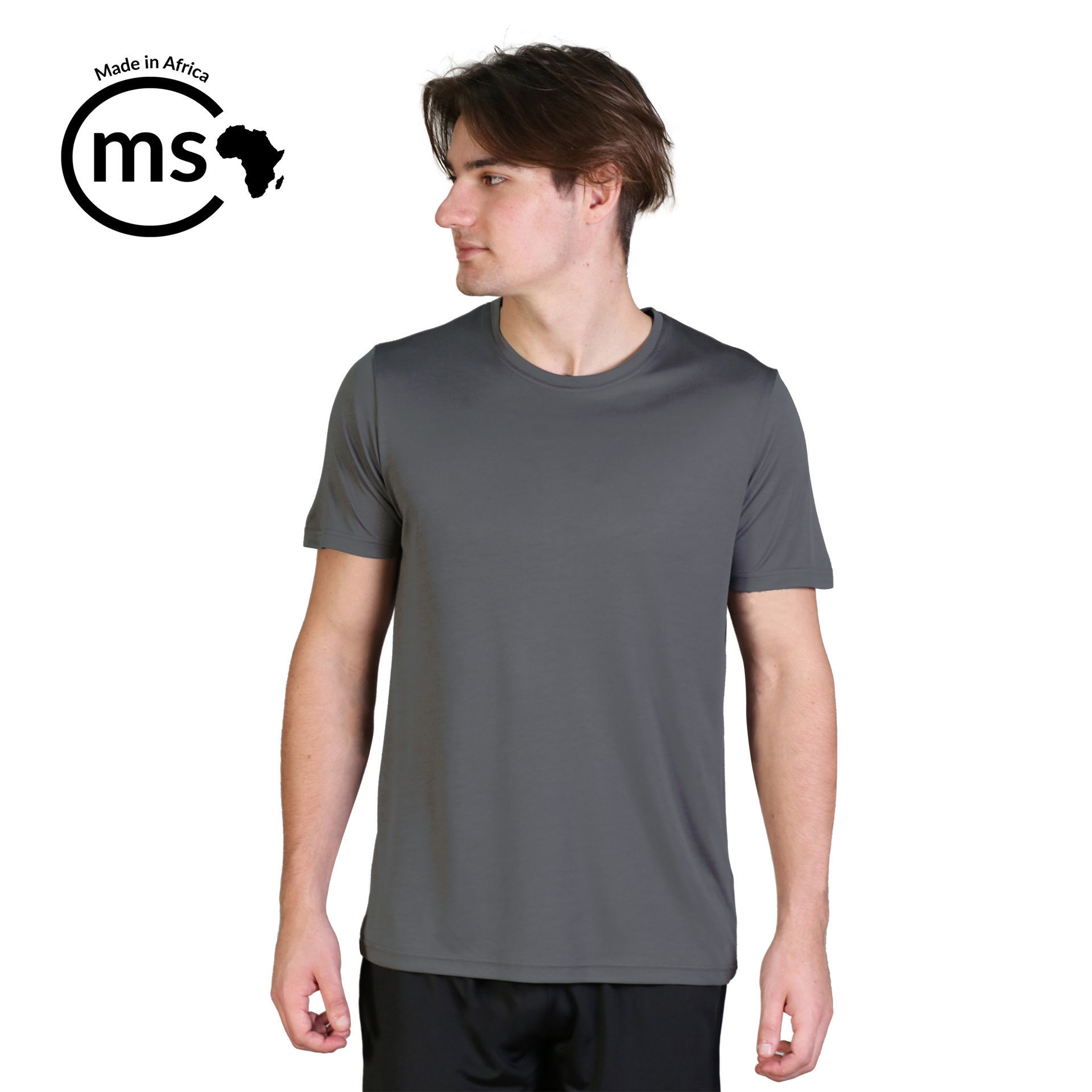Unisex Lifestyle Sports T-Shirt - Charcoal - While Stocks Last