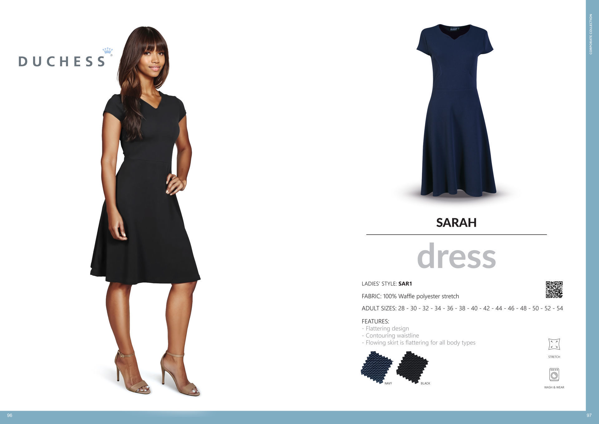 Sarah Dress - Black - End Of Range