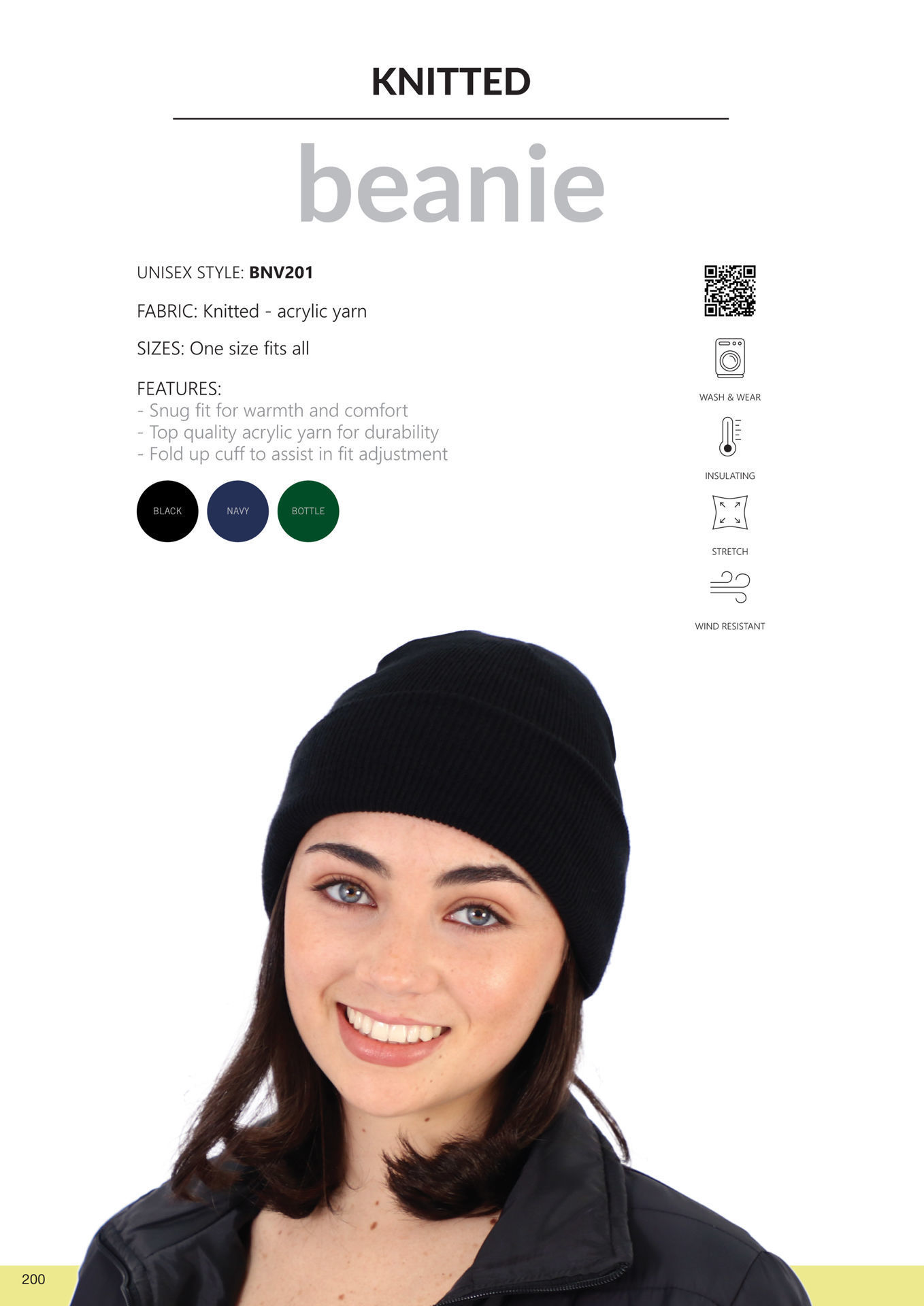 Knitted Beanies - Green & Gold Friday