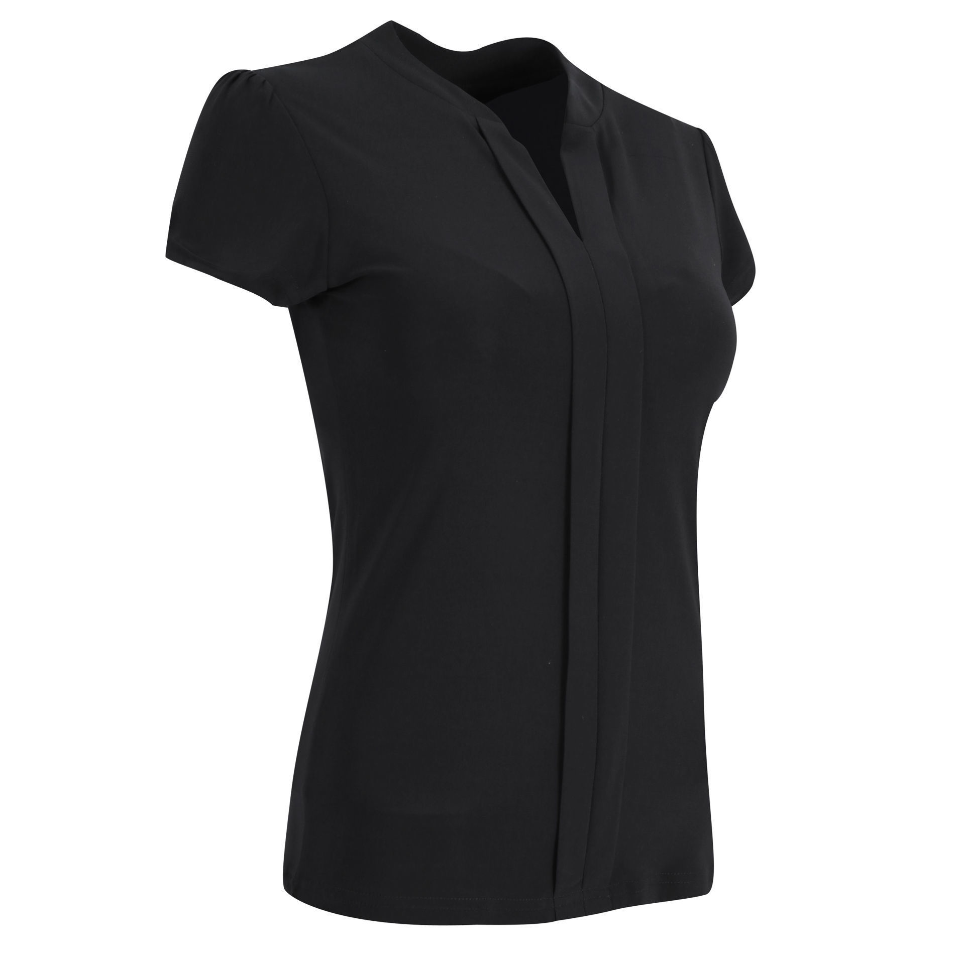 Emma Blouse - Short Sleeve - Black - End of Range