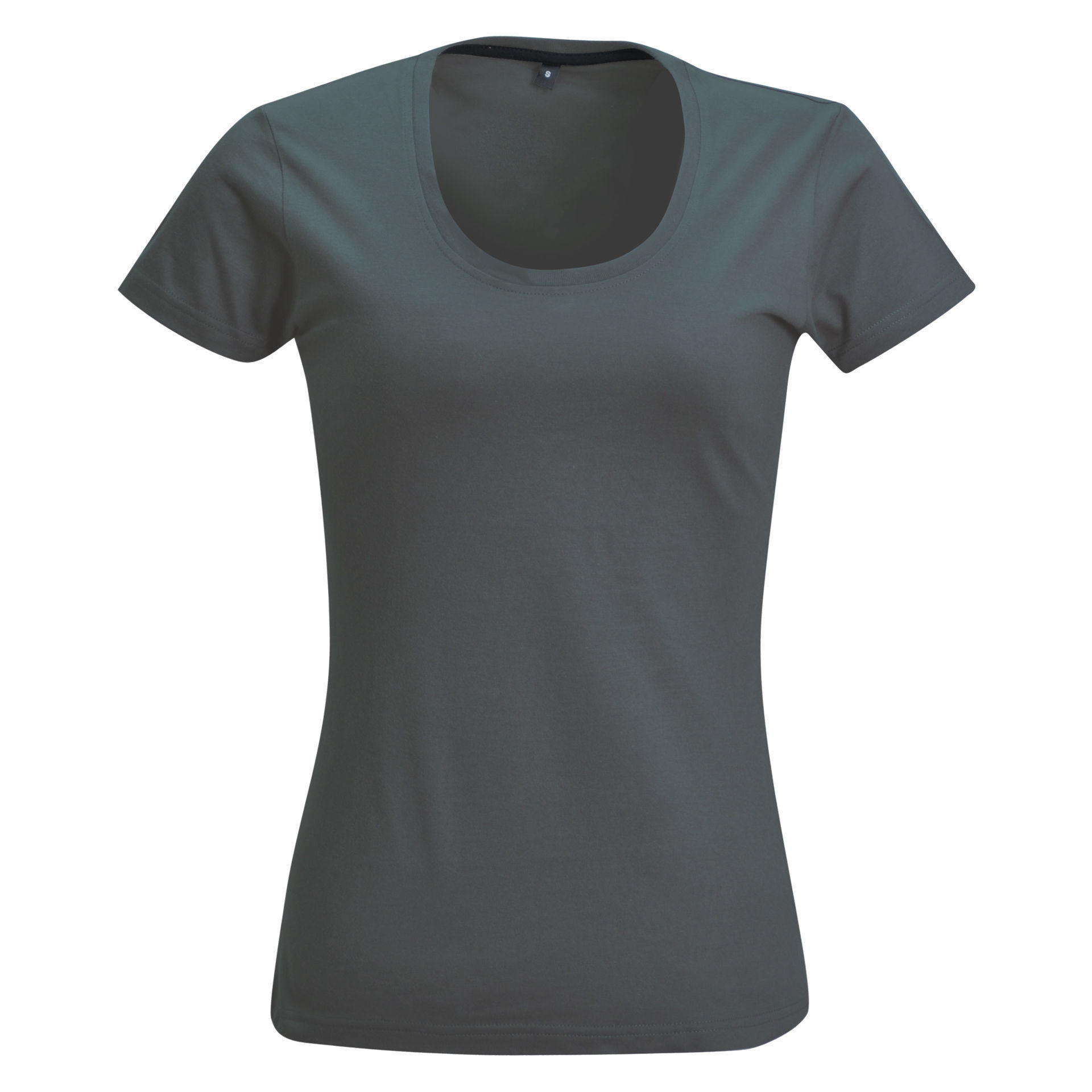 Ladies 150g Fashion Fit T-Shirt - Charcoal - End Of Range