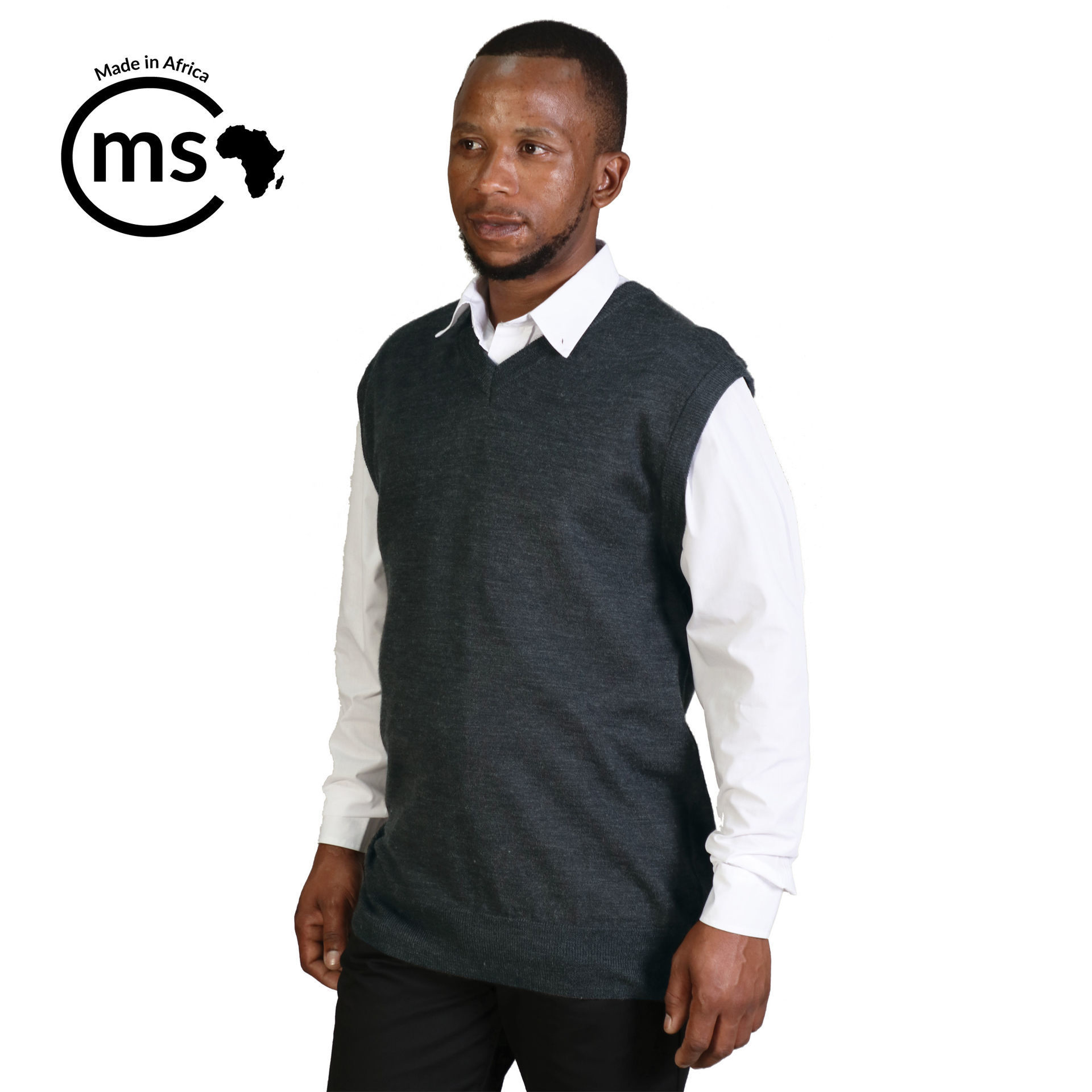 Premium Sleeveless Jersey - Charcoal - End Of Range