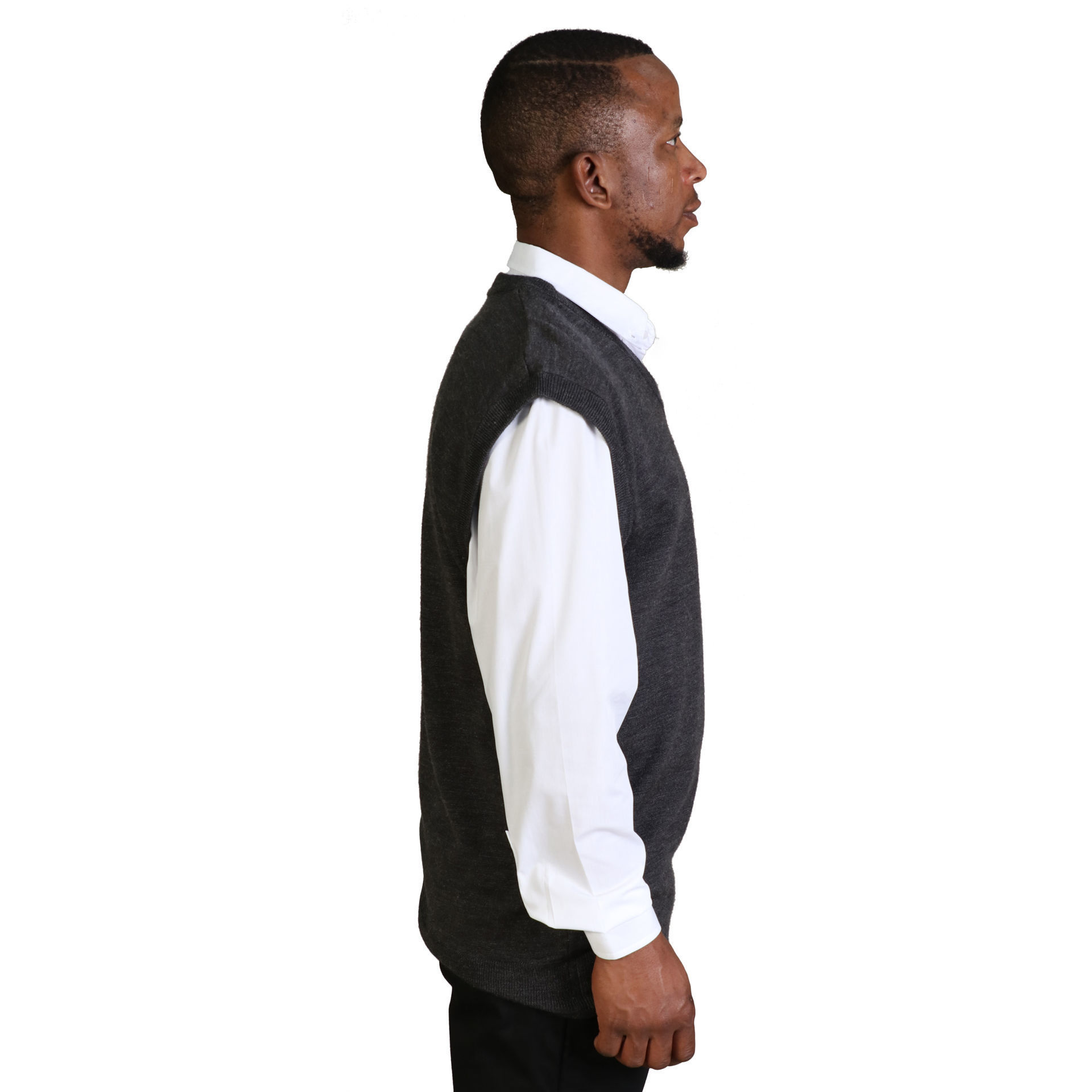 Premium Sleeveless Jersey - Charcoal - End Of Range