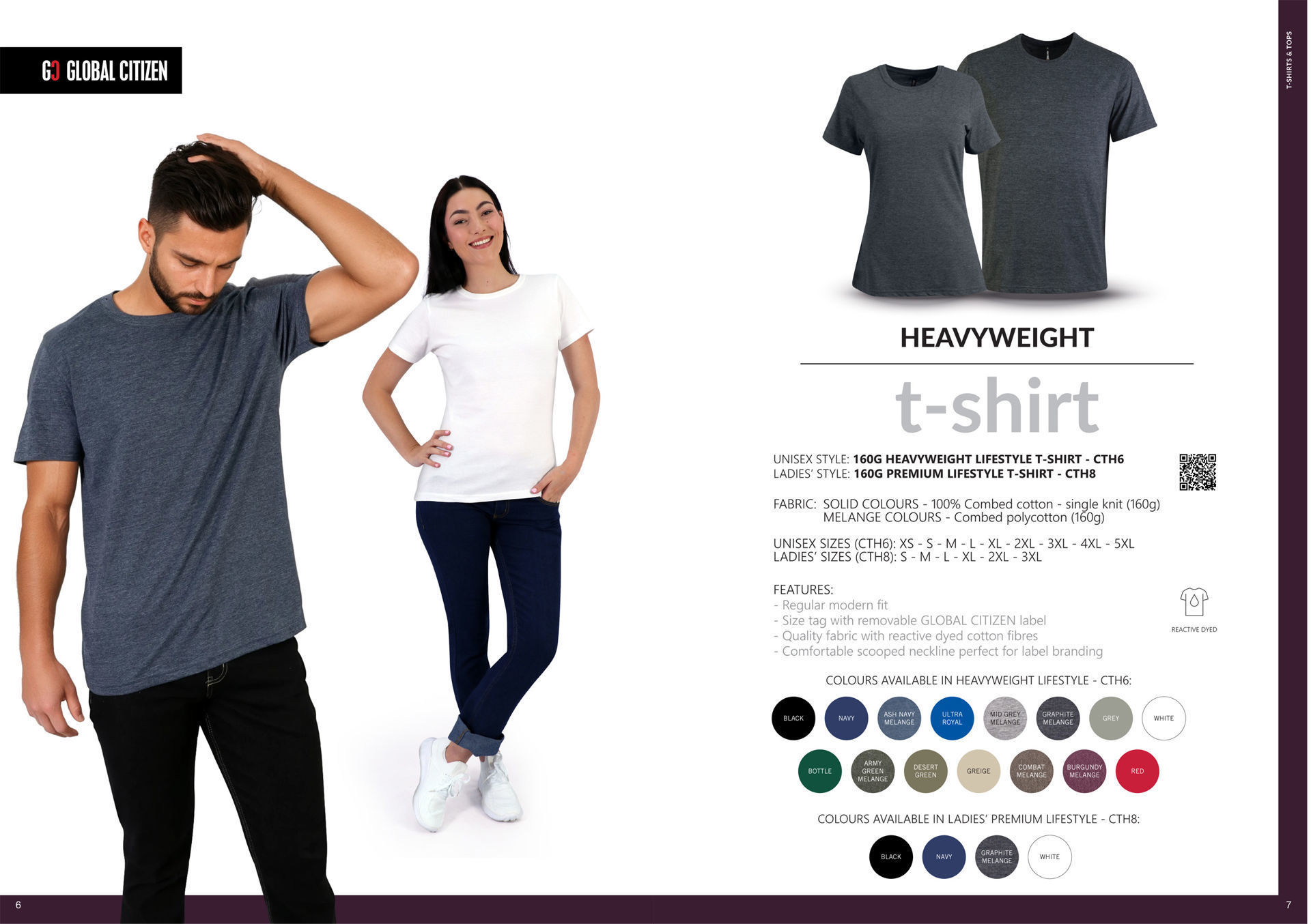 160g Heavyweight Lifestyle T-Shirt