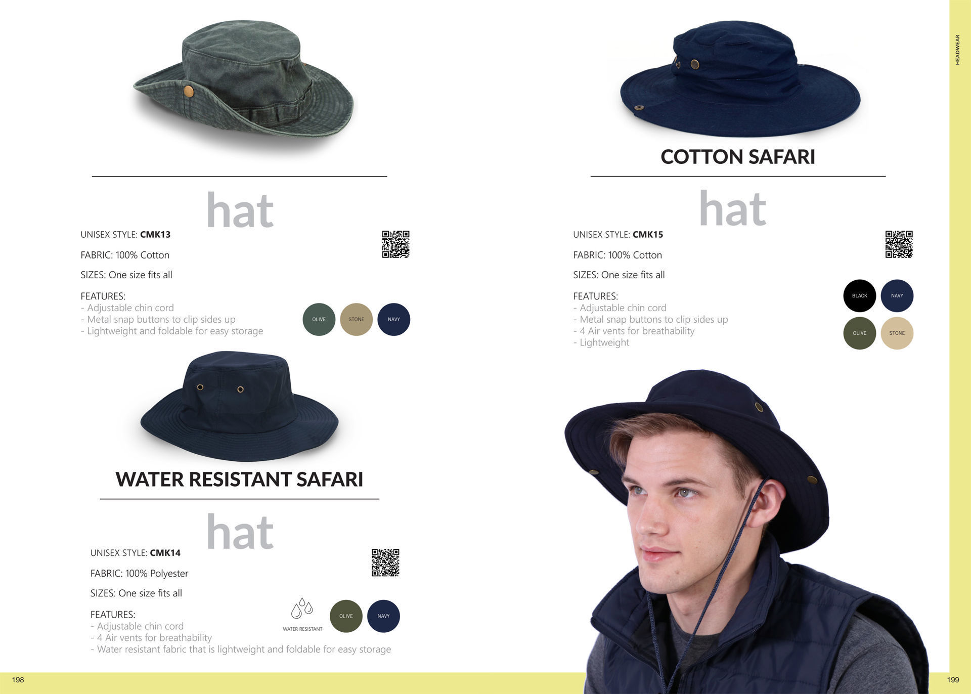 Safari Hat Stone Wash