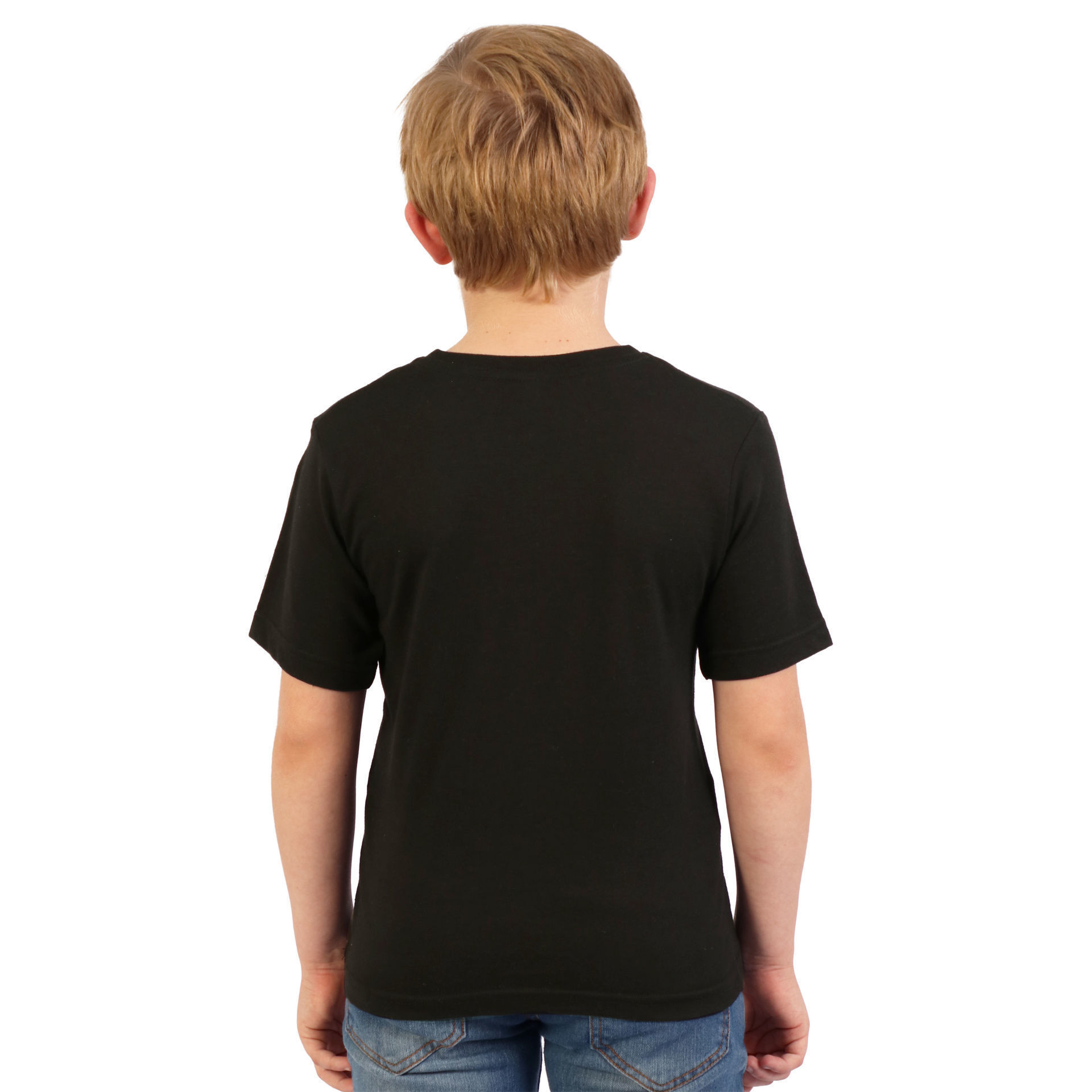 140g Urban Lifestyle Youth T-Shirt - Black - End Of Range