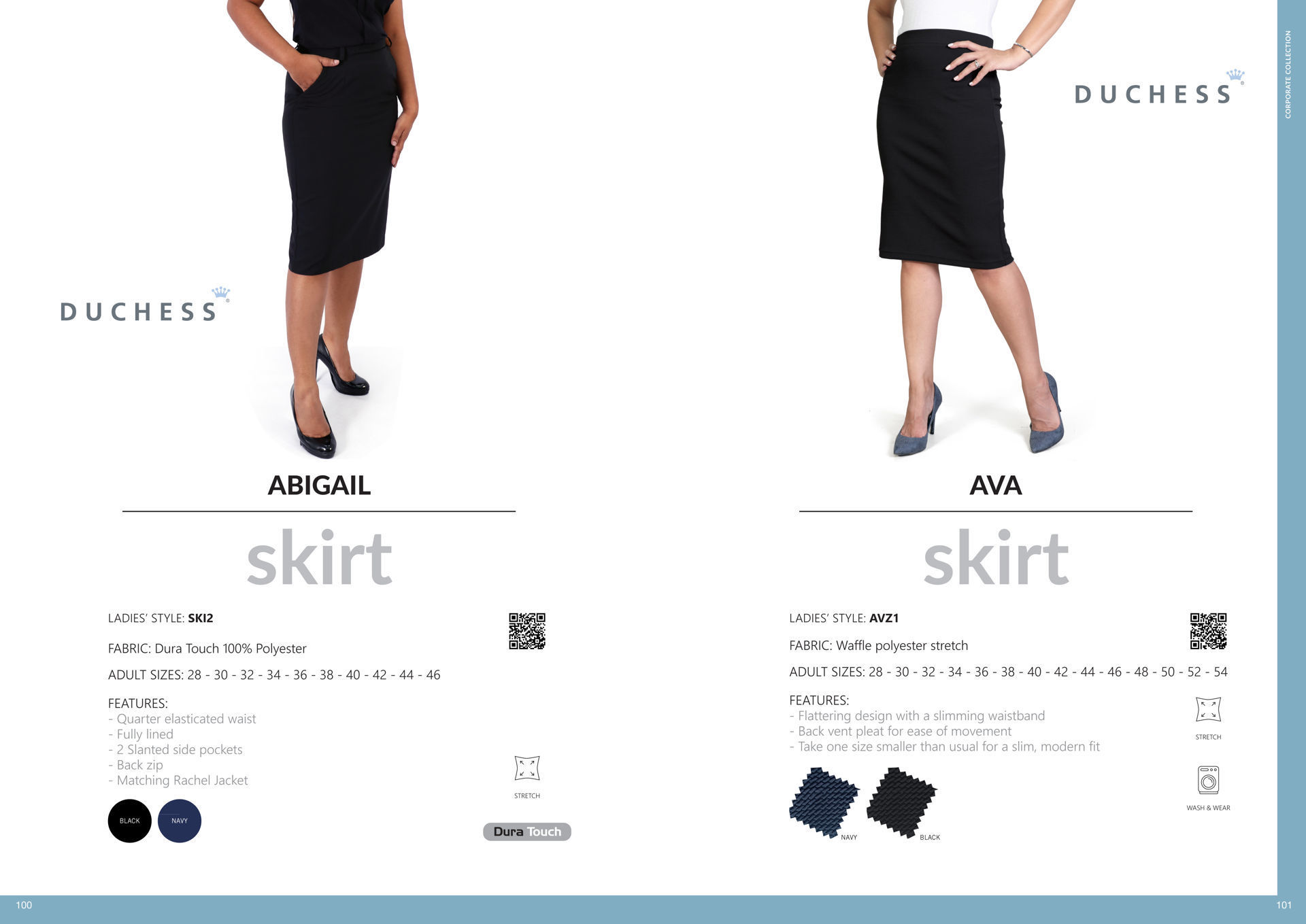 Ava Skirt - Navy - End Of Range