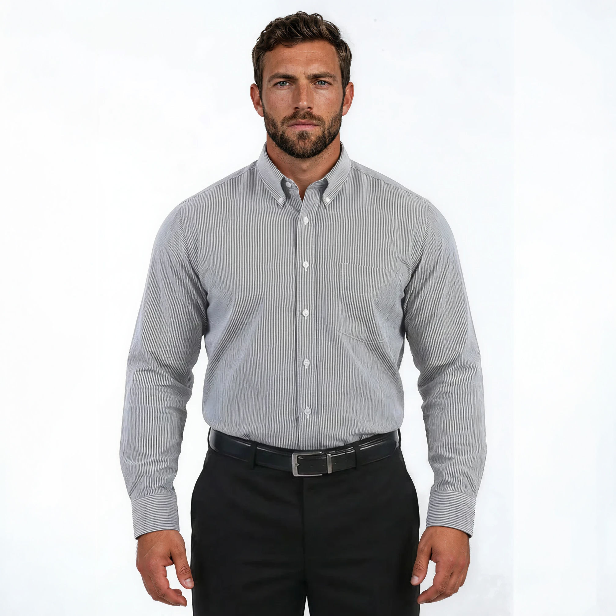 Brooklyn Long Sleeve Stripe Shirt