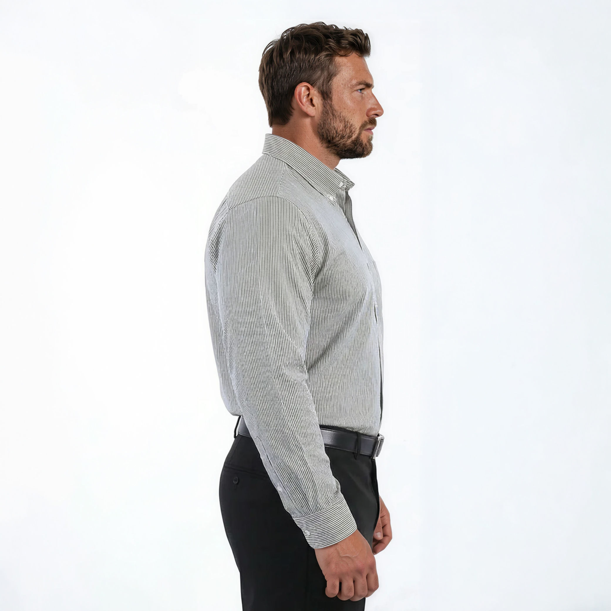 Brooklyn Long Sleeve Stripe Shirt