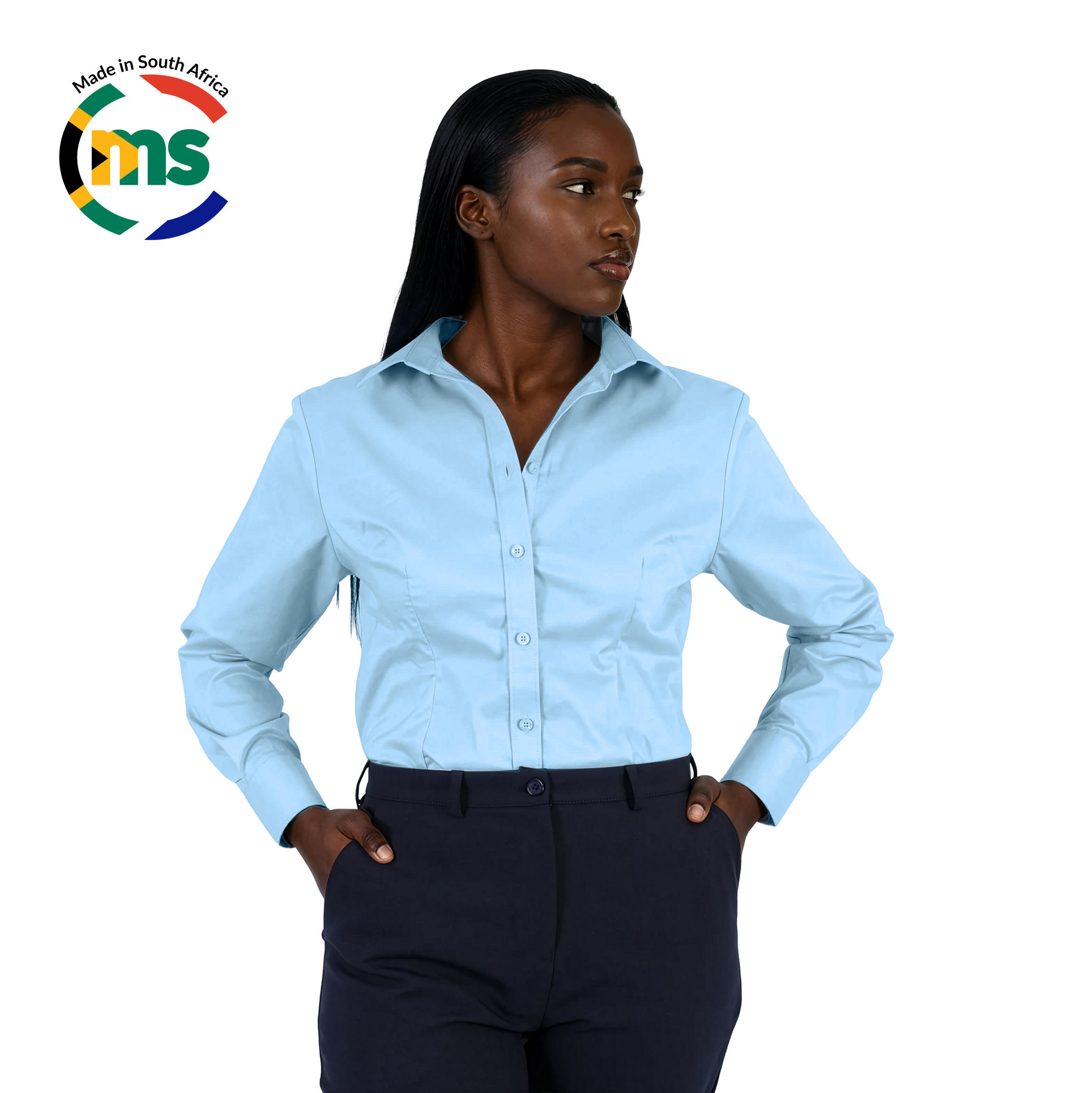 Victoria Long Sleeve Stretch Shirt